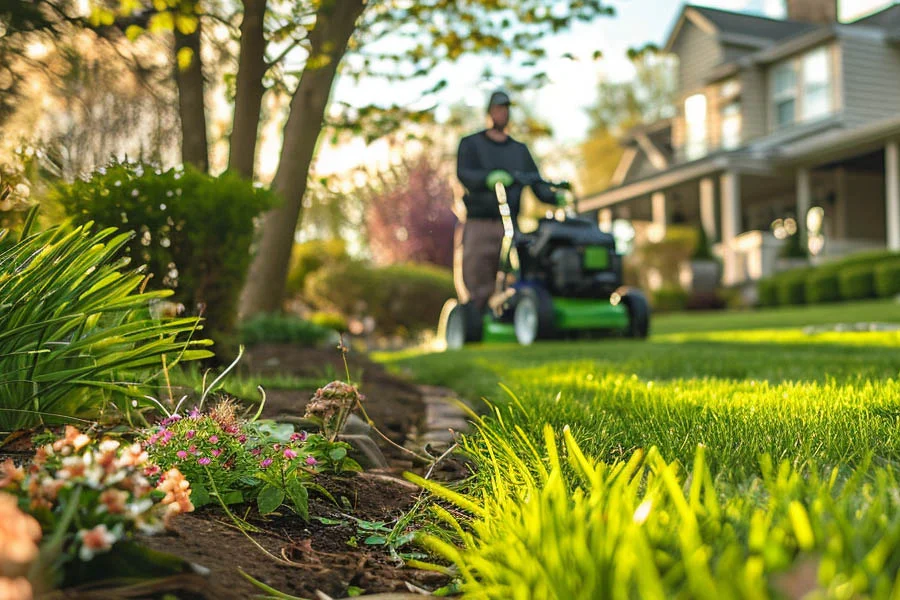 cordless self propelled lawn mower